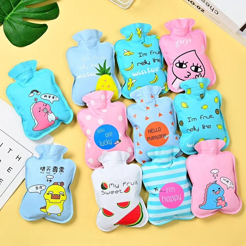 Bouillotte Warm Warm Water Zak Cartoon Fruit Mini Warm Water Fles Draagbare Handwarmer Meisjes Pocket Hand Voeten Hot Water tassen