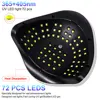 X16 MAX Big Power 320W UV LED Nail Lamp For Drying Gel Nail Polish Professional 72 LEDS Nail Dryer Light With Touch Screen Timer 4