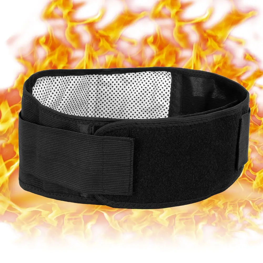 Unisex Magnetic Back Support Belt Adjustable Self Heating Therapy Back Waist Support Belt Lumbar Brace Massage Band Health Care 5
