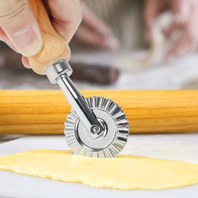 Pastry Wheel Cutter - Pasta Cutter Wheel - Ravioli Crimper Cutter