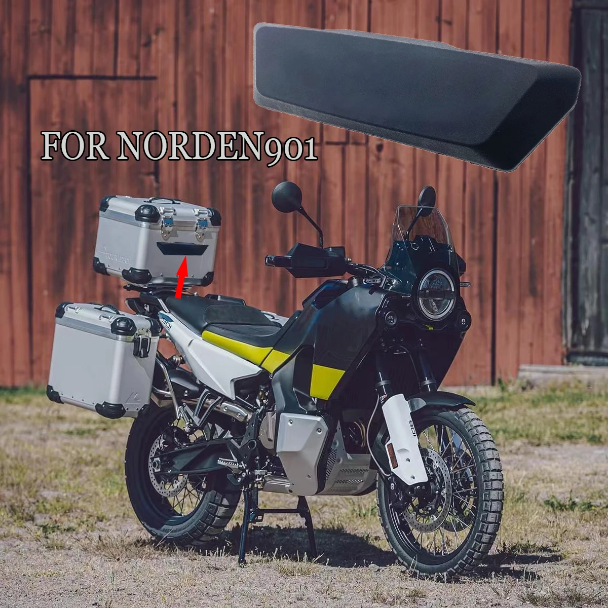 

2022 NORDEN901 Motorcycle Passenger Backrest For Husqvarna Norden 901 norden901 Adventure Rear Case Cushion Lazy Back Pad