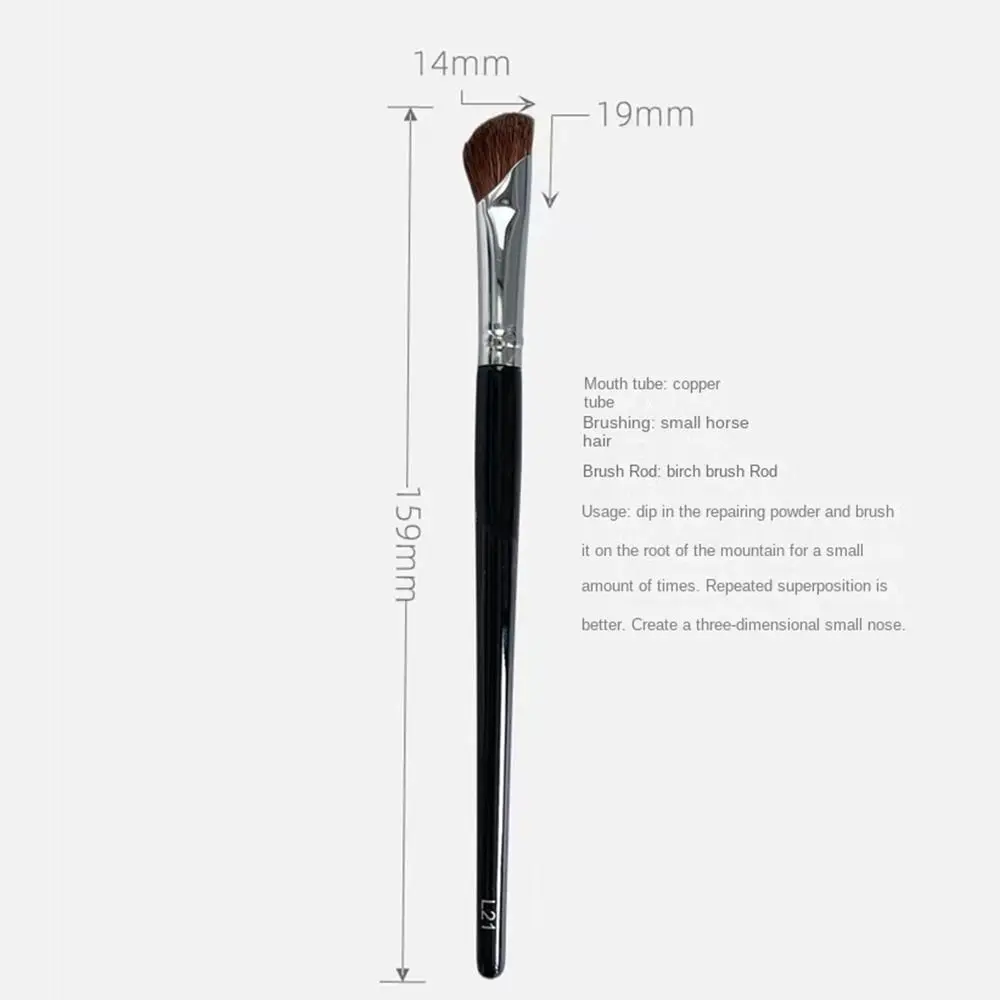 Tool Women Foundation Concealer Brush Slanted Brush Sickle Makeup Brushes Face Bronzer Nose Shadow Brush Angled Contour Brush
