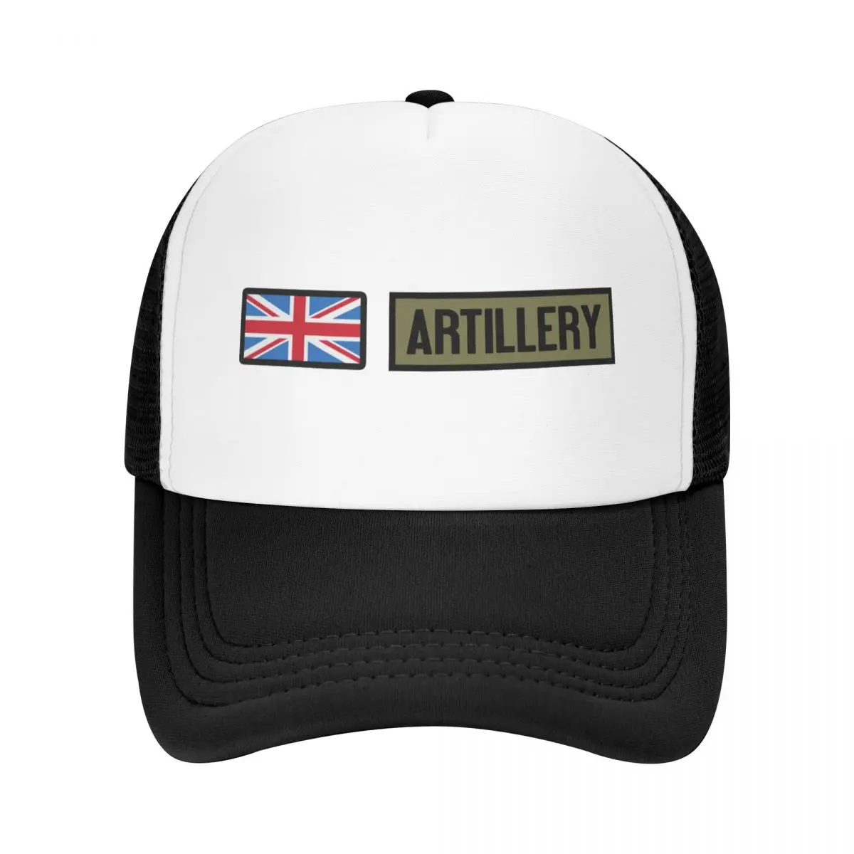 

Union Jack British Flag Artillery Trucker Hat Women Men Personalized Adjustable Adult Baseball Cap Summer Hats Snapback Caps