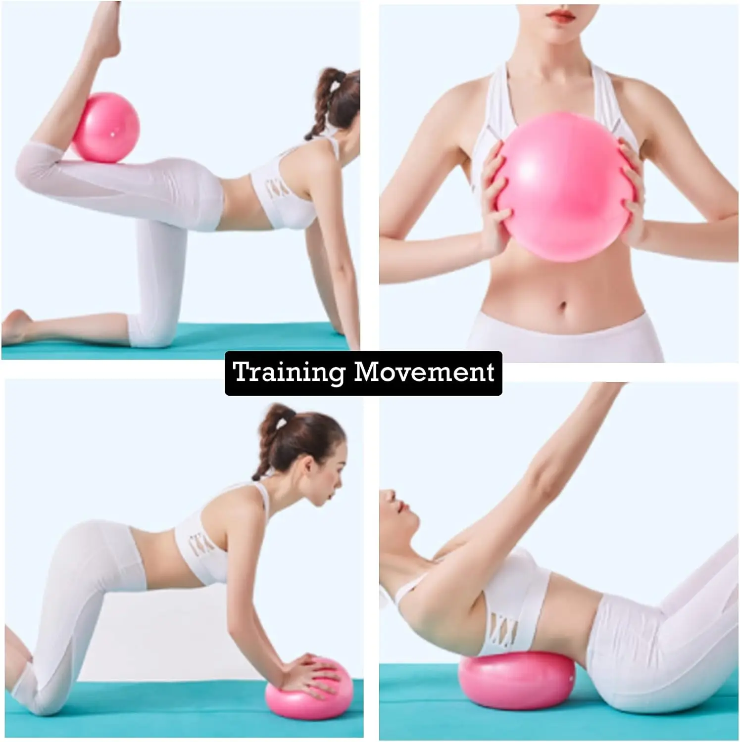 25cm Pilates Ball Explosion proof Yoga Core Ball Indoor Balance Fitness Pilates Yoga Fitness Equipment yoga ball