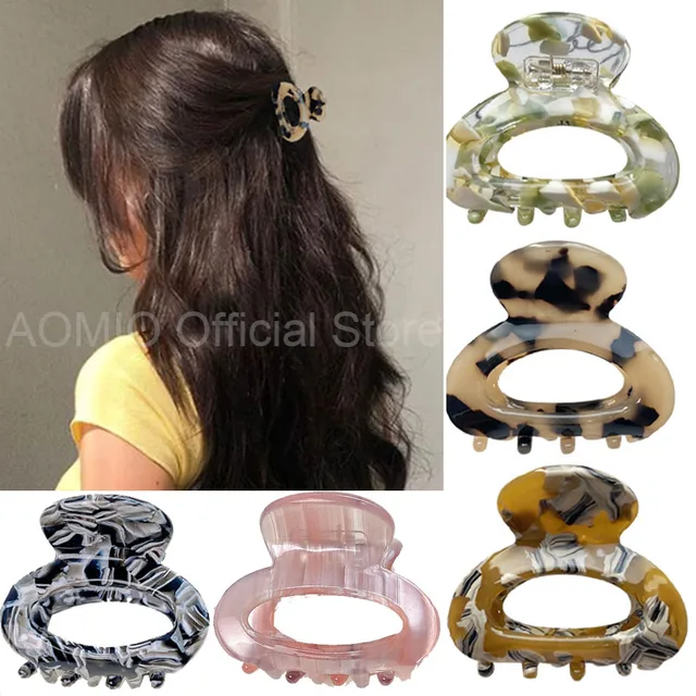 Acetate Leopard Hair Clip: A Stylish Accessory for Women and Girls