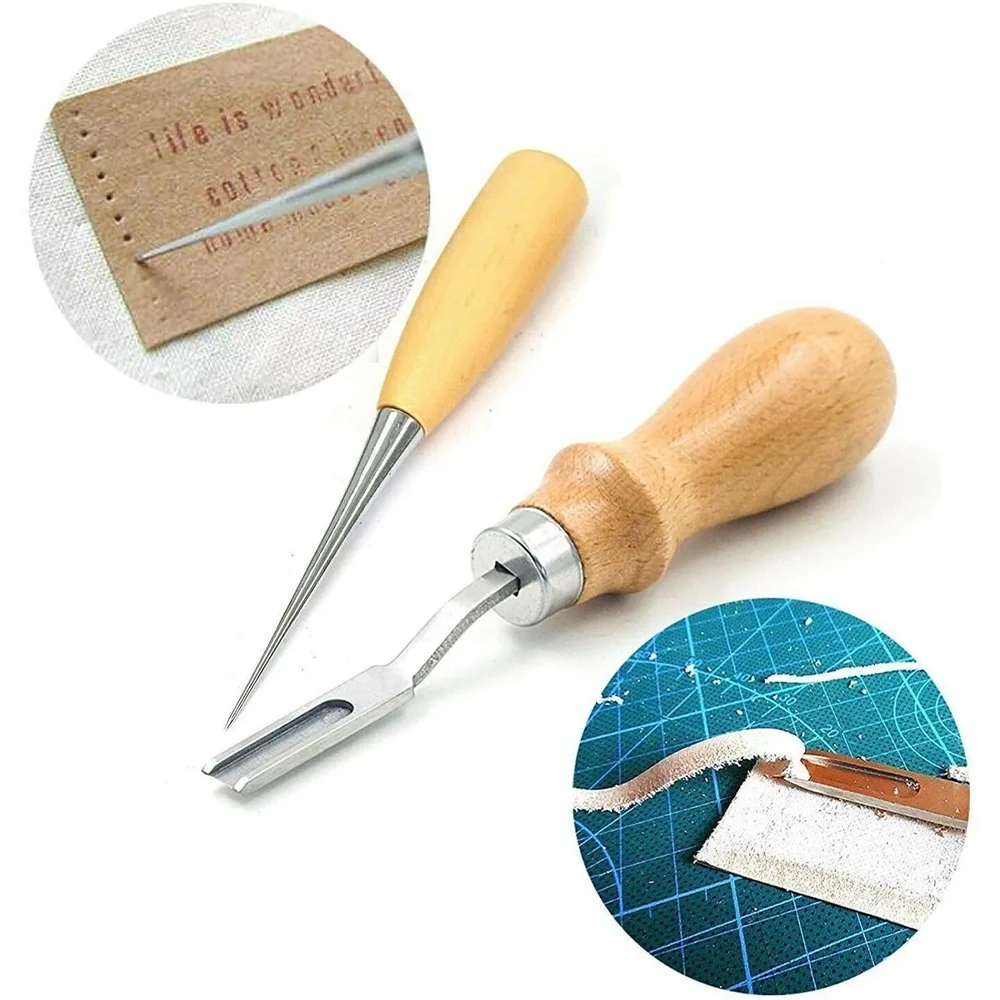 Speedy Stitcher Sewing Awl Kit Leather Craft Stitching Waxed Thread Needles  Leather Craft Sewing Shoes Repair