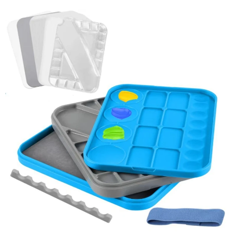 

Stay Wet Palette For Miniature Painting Kit, Brush Holder Paint Mixing Storage , Craft Class
