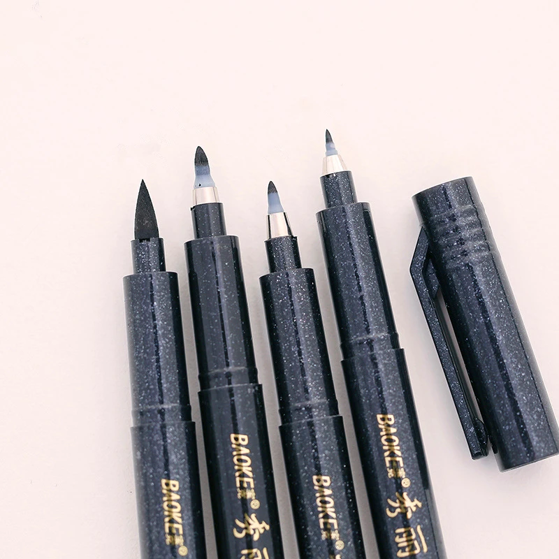 Artist Multi-Function Pens Comic Paintbrush 0.2mm-1.2mm Line Black Ink Fast Dry Student Writing Brush School Office Supply Gift