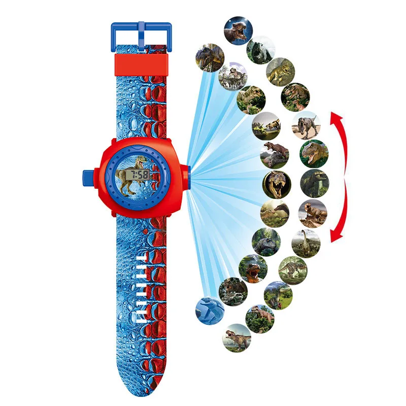 Tanio Cartoon 24 zdjęcia dinozaur projekcja zegarek dla dzieci zabawka