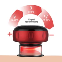 Body Cupping Scraping Massager Smart Electric Vacuum Cupping Red Light Heating Suction Cup Device for Body Back Neck Arm Massger 2