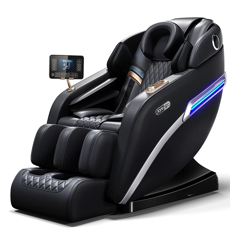 JARE M9 Full Body 4d Zero Gravity Electric Price Leather Parts Luxury Heating Massage Chair Jade Massage Head Touch screen 2
