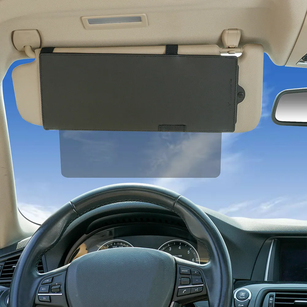 Multifunction Car Sun Visor Extension Extender Front Side Window Shade