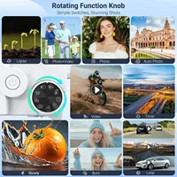 Цифровая видеокамера 4K HD, двойная камера, 75 МП, 18-кратный зум, 3,0-дюймовый экран, AF, автофокус, защита от сотрясений, с фонариком для фотографии — изображение 5