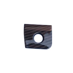 Premium Center Console Storage Box & Glove Compartment Button Trim for Enhanced Interior Styling (Carbon)