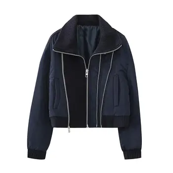 Long Sleeve Patchwork Pilot Jacket 7