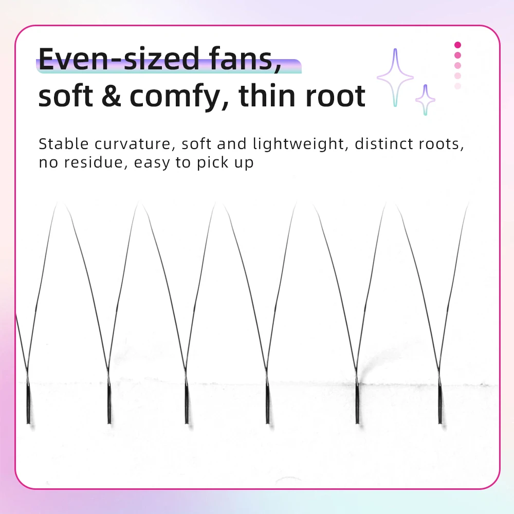 Yelix New 2D Volume Lashes Dark Brown Ultra-thin Y Lash Extension Lightweight Premade Fans Eyelash Extensions Single Tip 2D Y Best Sellers In Beauty & Health