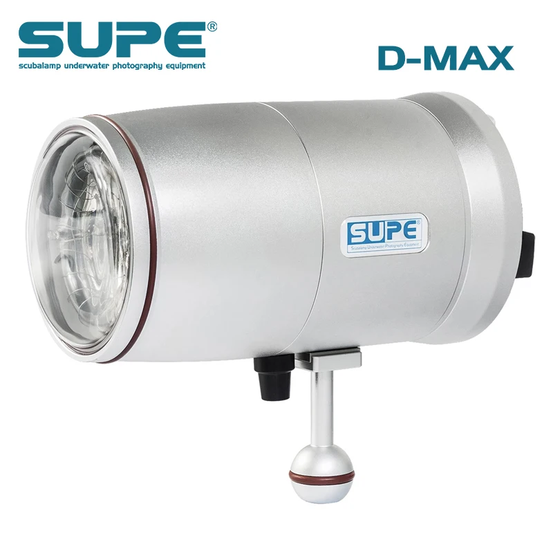 Supe Scubalamp D-max Strobe Light Gn 32 Max Output : 250 Watts Flashlight For Underwater Photography Camera Housing