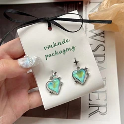 Custom Recycled Jewelry Display Card with Personalized Logo and Cotton Cloth Packaging - 6X17cm (White Black Ribbon)