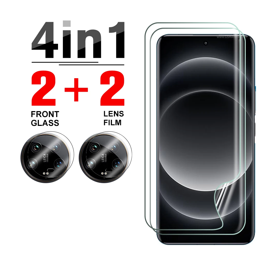 Pellicola Idrogel Antigraffio 4 In1 Per Xiaomi 14 Ultra 2024 Pellicola Protettiva Muslimaami 14 Ultra 6.73 ''Pellicola Per Obiettivo Della Fotocamera