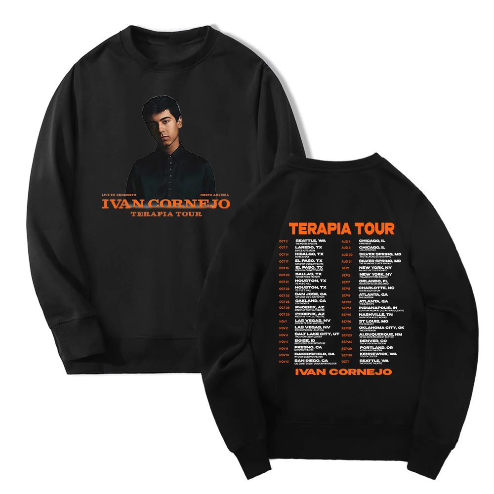 

Ivan Cornejo Terapia Tour 2023 North America Merch Unisex Crewneck Long Sleeve Streetwear Women Men Sweatshirt Hip Hop Clothes