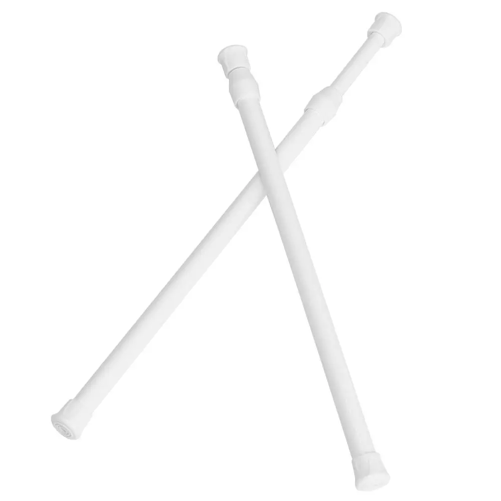 Metal Extendable Telescopic Rod for Hanging Curtains and Shower
