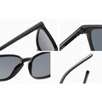 2025 mode lunettes De soleil carrées femme rétro marque Designer nuances lunettes De soleil femme noir Vintage oeil De chat conduite Oculos De Sol 6