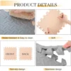 2.5cm Thick Baby Play Mat EVA Foam Non-Slip Baby Crawling Activity Mat Children's Activity and Leisure Mat Home Decor Reusable 4
