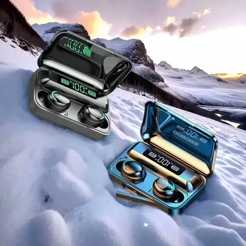 Waterproof Bluetooth Headphones with Touch Control and High Bass