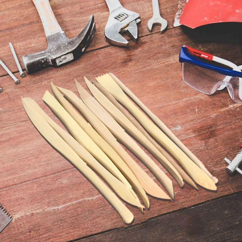 도자기 및 도자기 수공예품, DIY 조각 도구 제작에 사용되는 10 가지 미세 사지 점토 입상 칼
