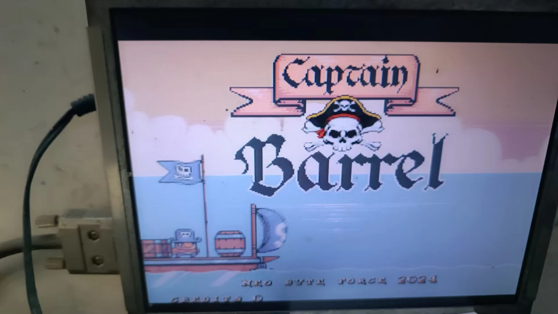 Captain Barrel MVS Arcade Game cartridge handmade mvs game card