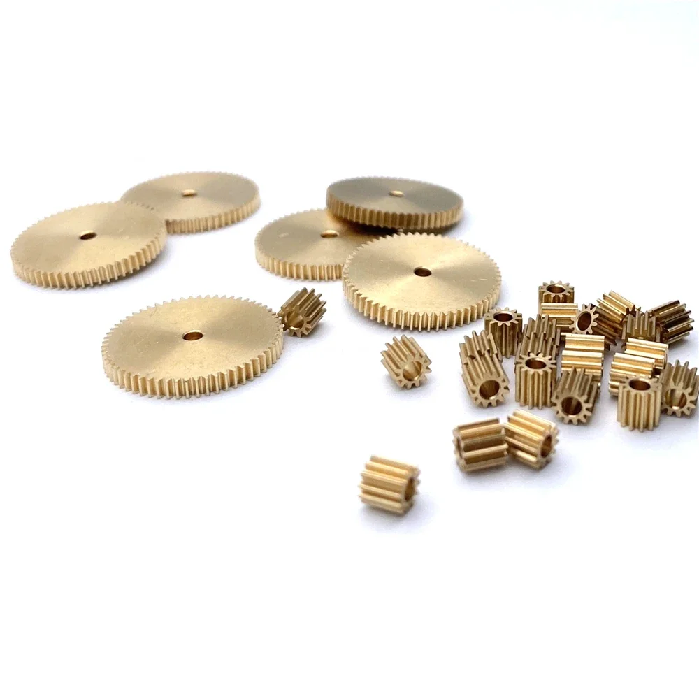 0.3M Mini Copper Gear 28/30/40/41/45/48/60 Teeth 2/3MM DIY Mechanical Copper Spur Gear motor gear transmission gear