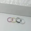 2024 Korean Wave New Felix Ring Acrylic Ring Fashion Candy Color Transparent Resin Men's and Women's Size 7 and 9 Jewelry 4