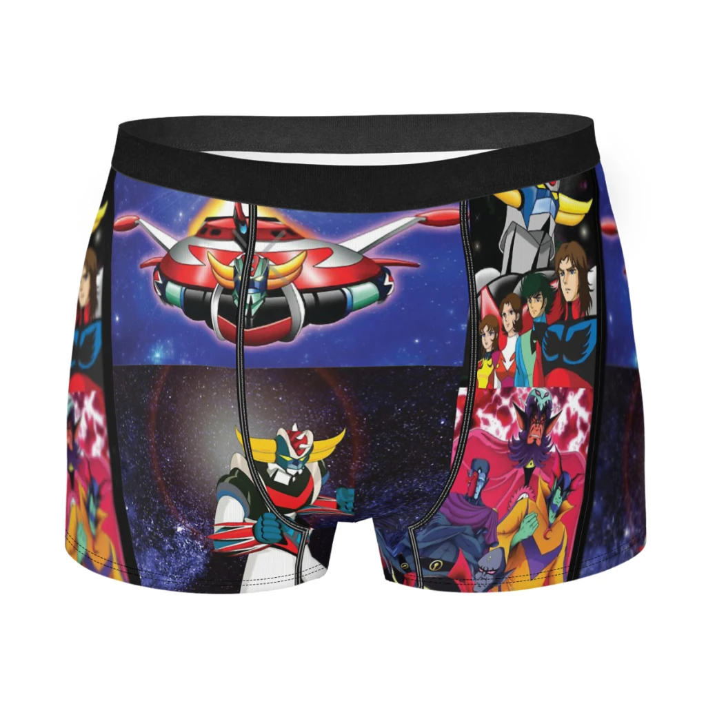 

goldorak Grendizer Japanese Animation Underpants Breathbale Panties Men's Underwear Print Shorts Boxer Briefs