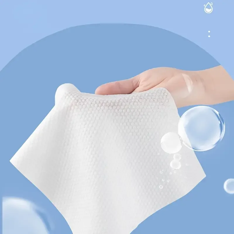 Disposable washcloth Thick Face Towel Make Up Soft Removing Wipes Dry Cleanser Towelettes For Skin Care 100 Counts 2