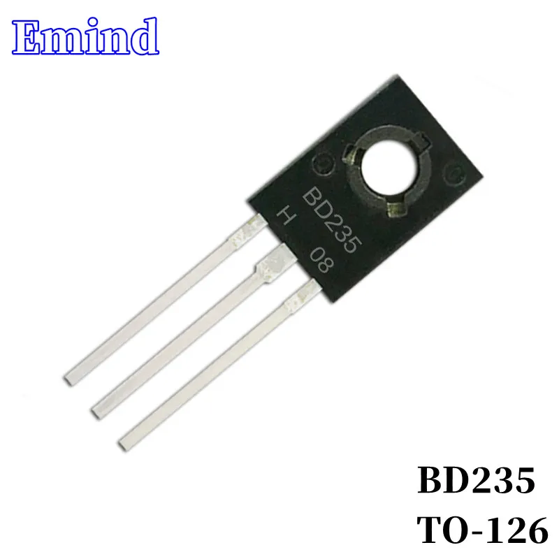 

10/20/30Pcs BD235 DIP Transistor TO-126 Type NPN Bipolar Amplifier Transistor 60V/6A