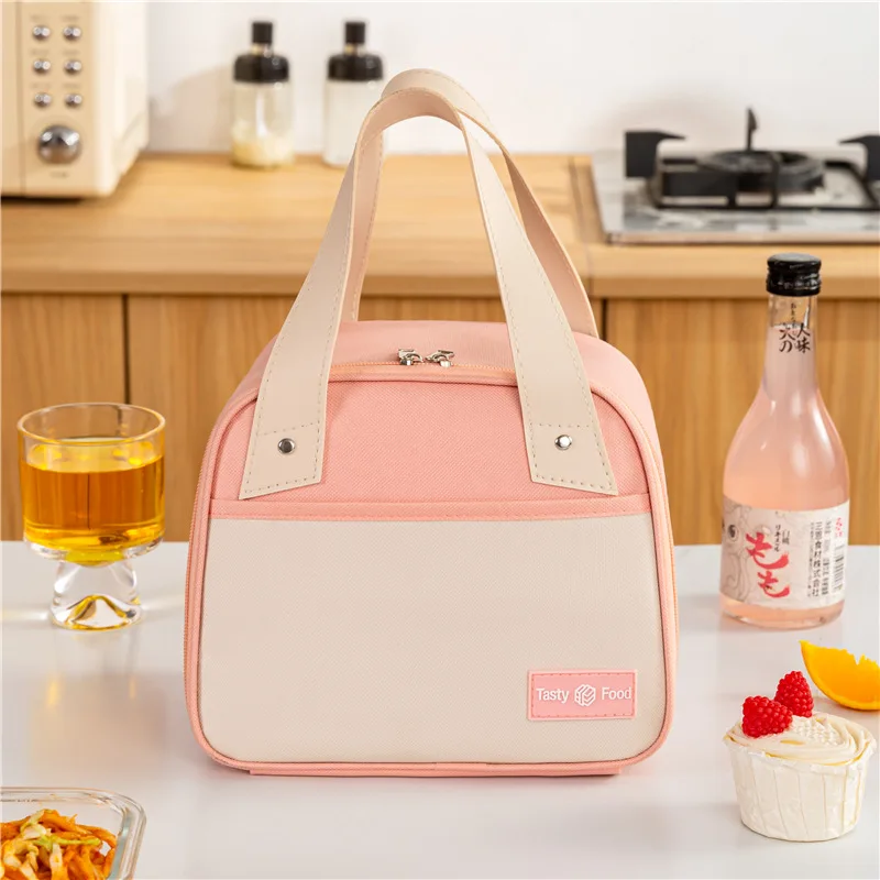 1pc Large Capacity Insulated Lunch Box And Bag For Women, Work Food  Delivery, Storage Container, Cold Storage Handbag, Travel Picnic Bag