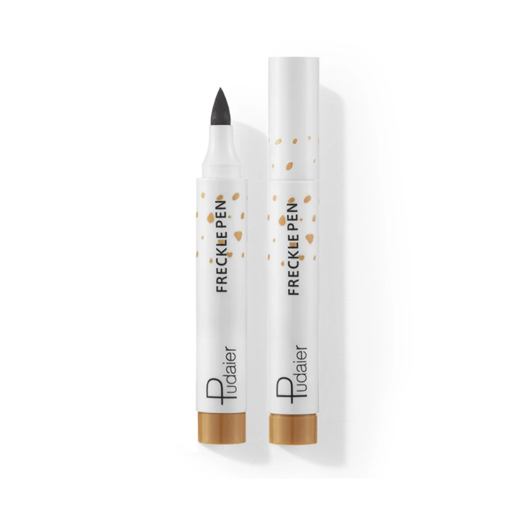 Natural Freckle Pen Soft Brown Freckle Pen Makeup Waterproof Dot Spot Sunkissed Look Face Contouring Makeup Tools TSLM1