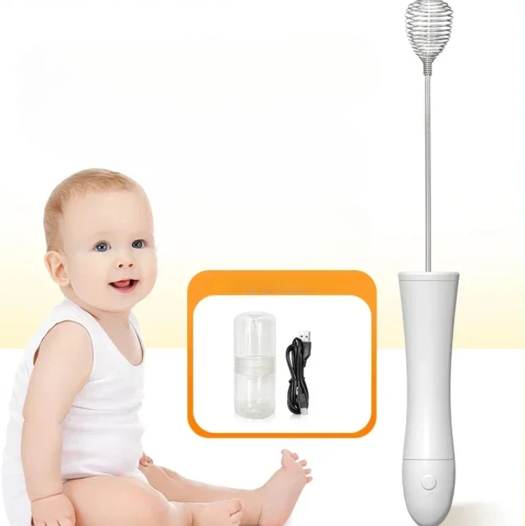 108 Electric Milk Stirrer-Anti-Clumping Baby Formula Mixer, Non-Foaming Milk Powder Stirring Tool, Smooth Formula Blender.