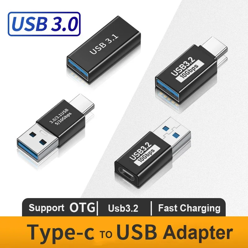 유니버설 OTG 타입 C 어댑터 USB C 타입 C USB 남성-여성 변환 컨버터 (맥북, 화웨이, 삼성 노트, 아이패드 OTG 연결용)