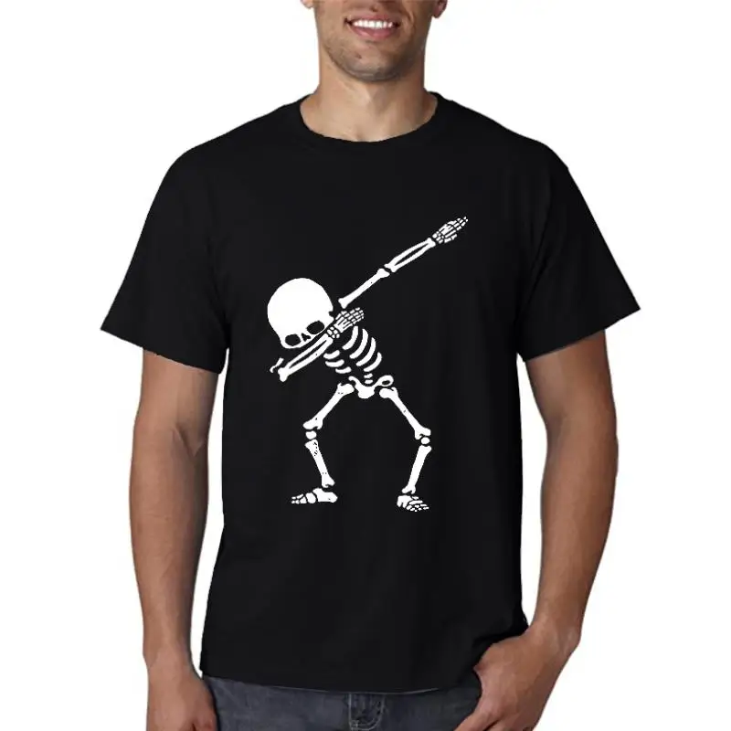 

Dobbing Skeleton Shirt Dob Hip Hop Skull Shirts