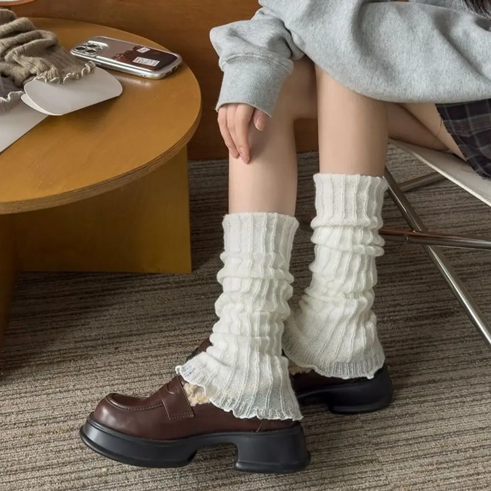 Polyester Knitting Leg Warmers for Women and Girls