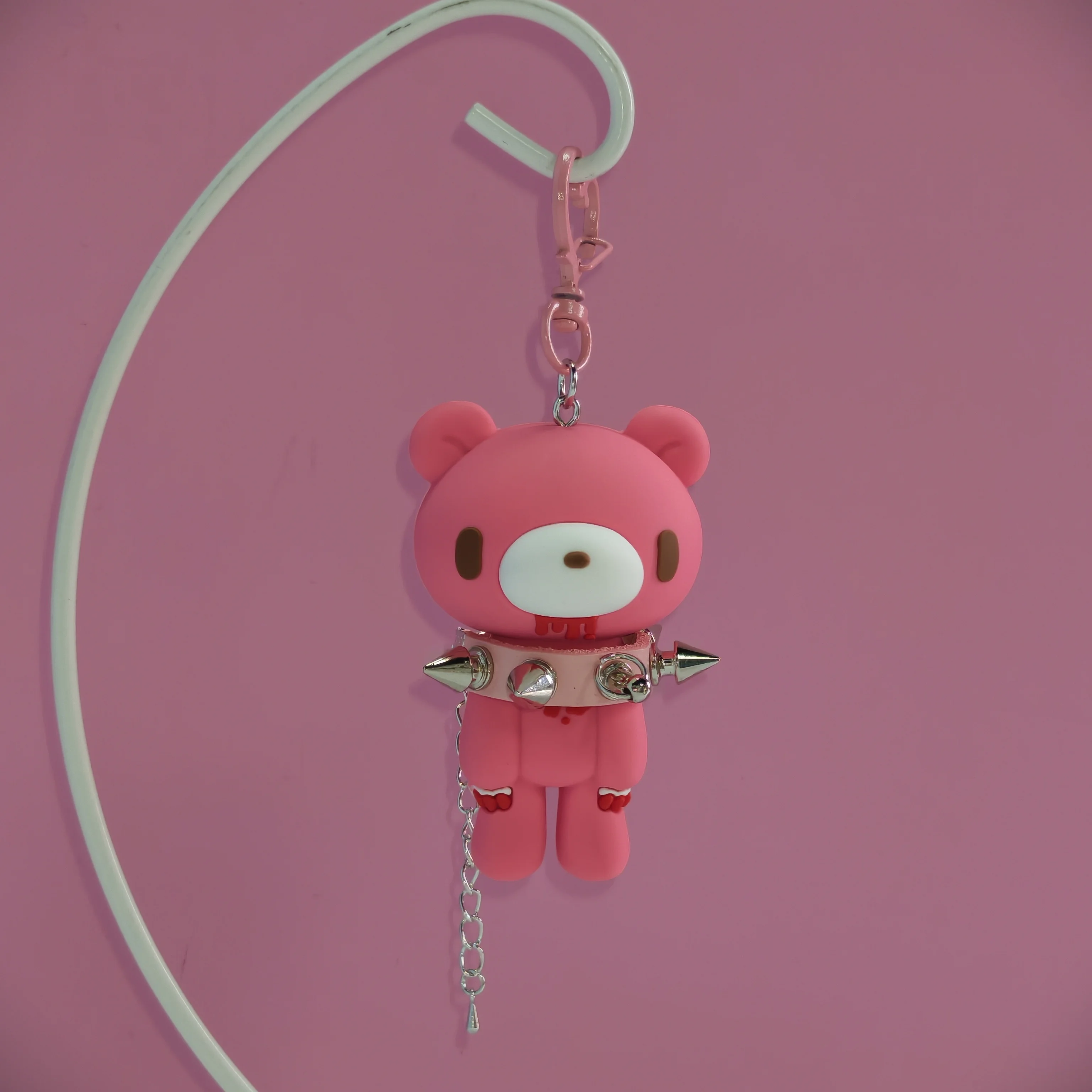 Pink Bear Keychain
