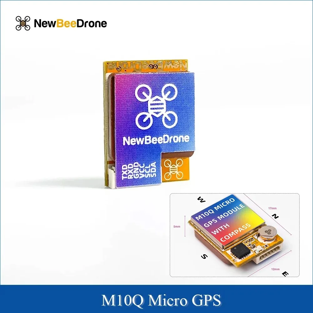 Boîte d'emballage contenant le module GPS micro NewBeeDrone M10Q avec boussole