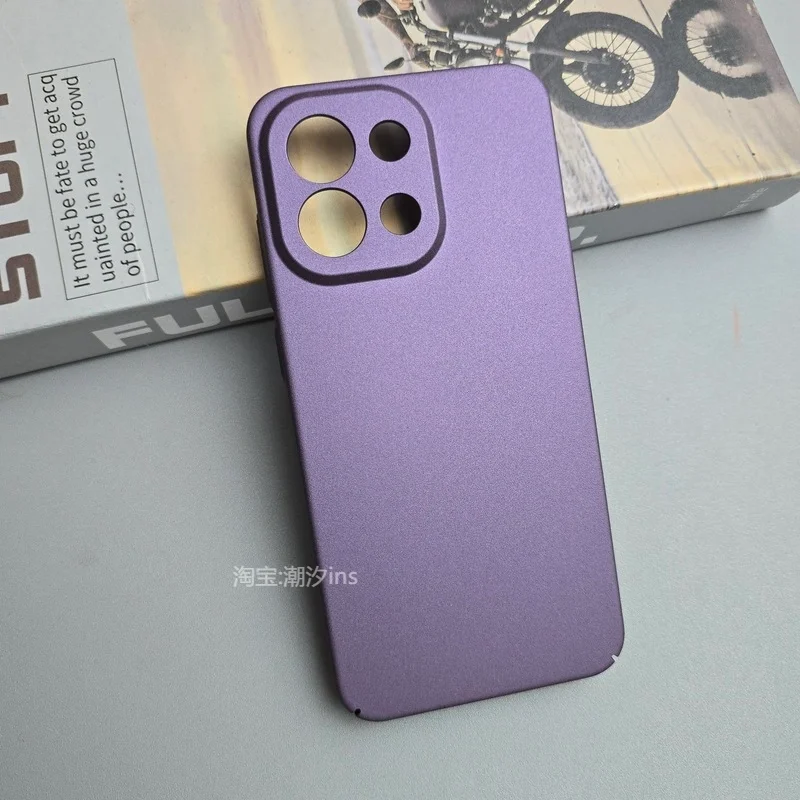 Frosted Hard PC Shockproof Case with Camera Protection and Matte Finish