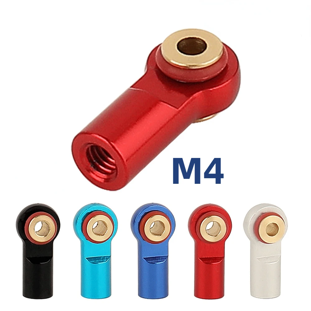 1510pcsM4TrolleyHeadLinkBallJointRodEndforRCCrawlerLength