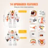VEVOR RC Robot Toys for Kids Battle Mode Programmable Remote Control Smart Robot with Bullets Interactive Walking Dancing Robot 3