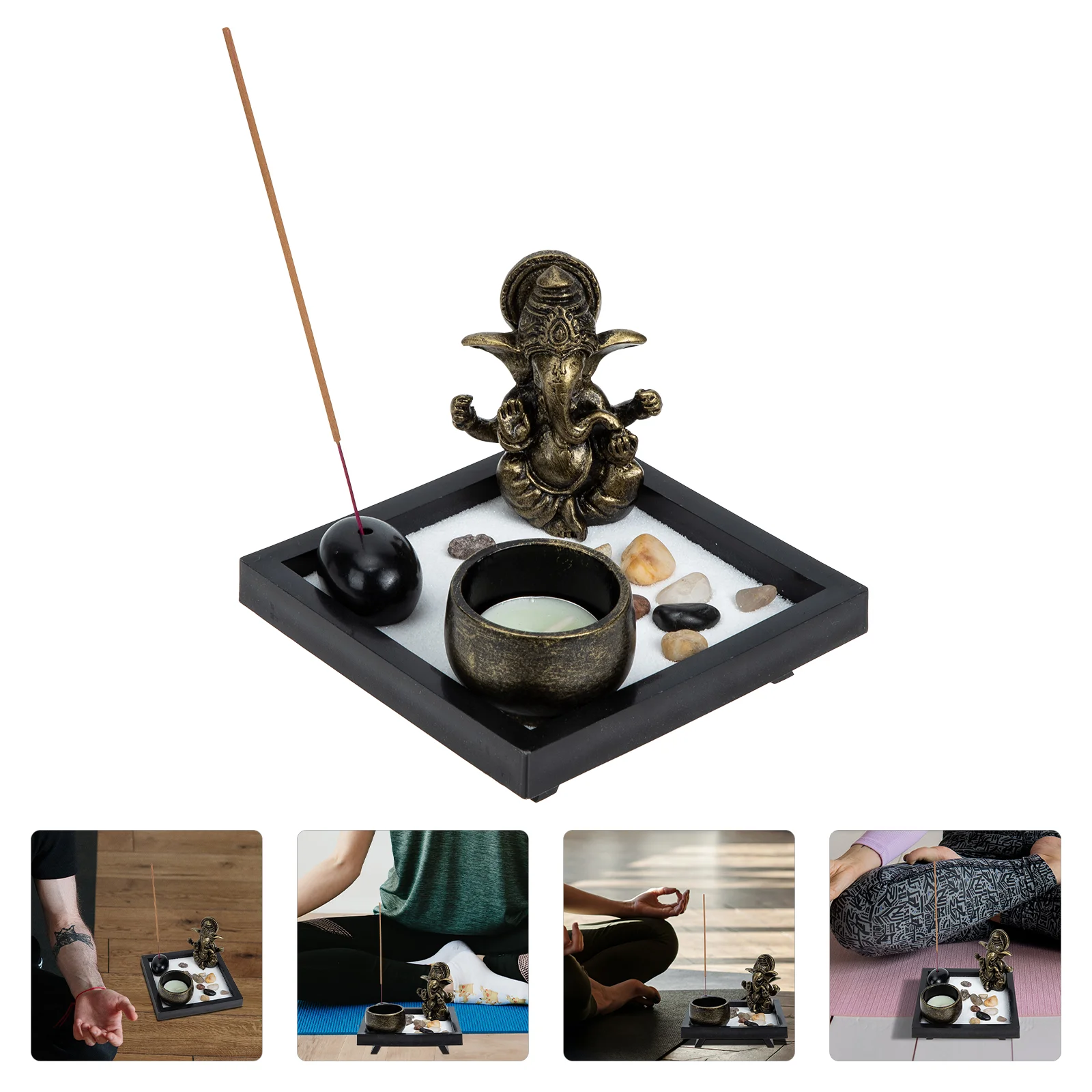 Zen Sand Table Ornament Household Artware Decorative Sandbox Adornment Microlandscape Desktop The Gift 4