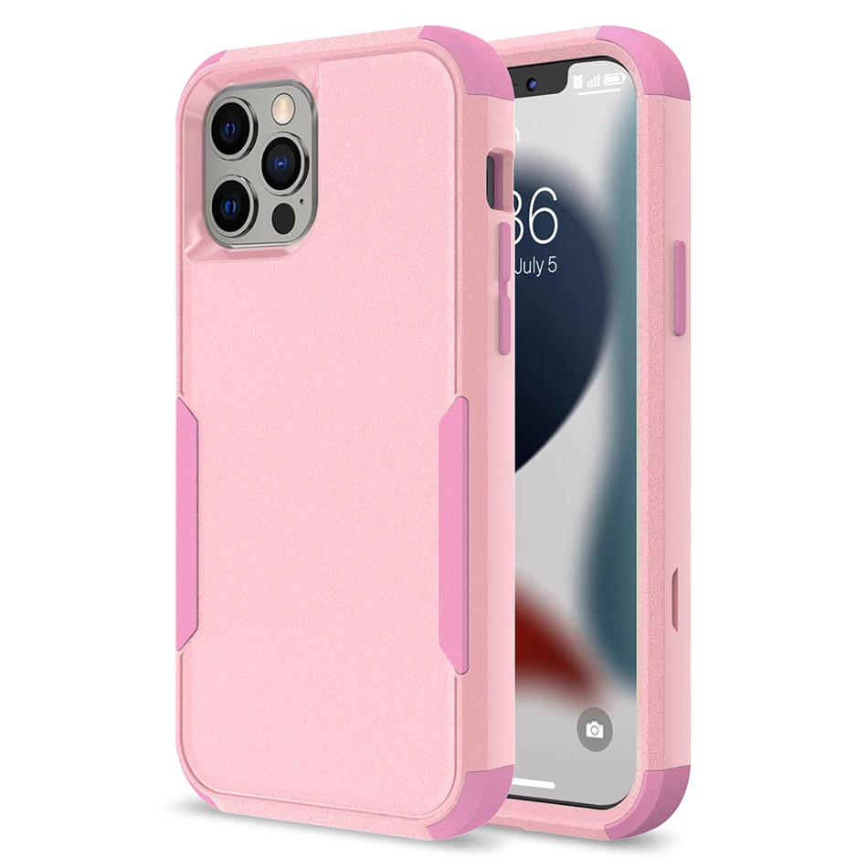 Shockproof Phone Case For iPhone 11 12 13 Pro 13Mini Solid Color Cellphone Cover For iPhone 13Pro XS Max X XR 8 7 6 Plus SE apple mag safe charger