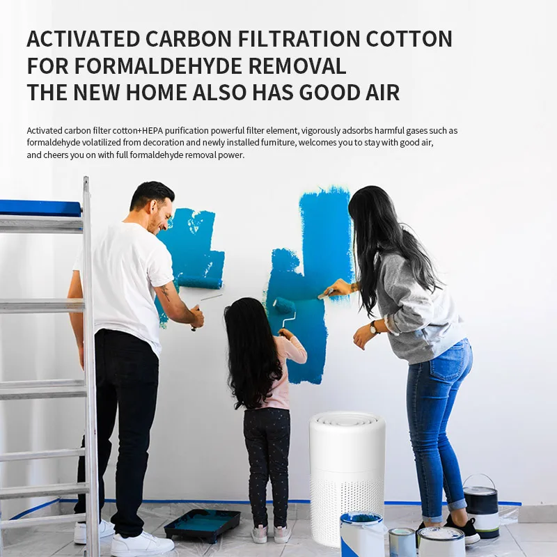 Air Purifier Negative Ion Generator Household HEPA Air Purifier