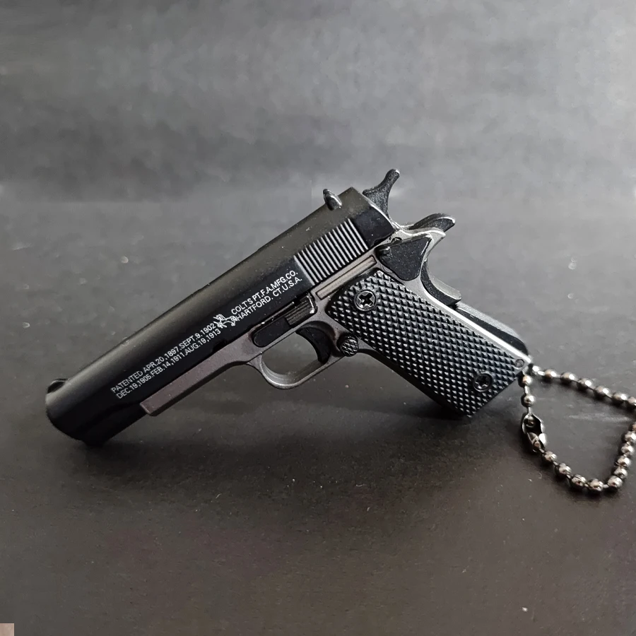 

Сплав PUBG джедай 1:3 мини-Colt 1911 модель пистолета Съемная игрушка пистолет брелок игрушка-фиджет для мальчиков коллекция подарок для взрослых